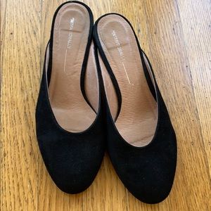 Velvet feel heels